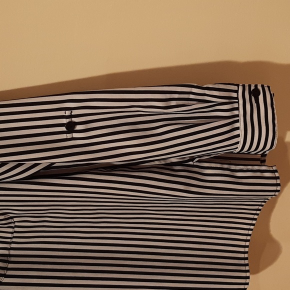 Notations black and white blouse Size Large - Picture 3 of 5